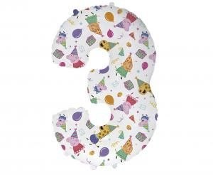 Balon foliowy CYFRA 3 PEPPA PIG Godan (C901763PEP)