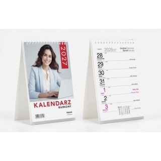 Kalendarz biurkowy OFFICE PIONOWY A5 Press (TYGODNIOWY)