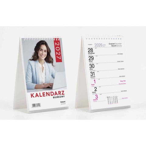 Kalendarz biurkowy OFFICE PIONOWY A5 Press (TYGODNIOWY)
