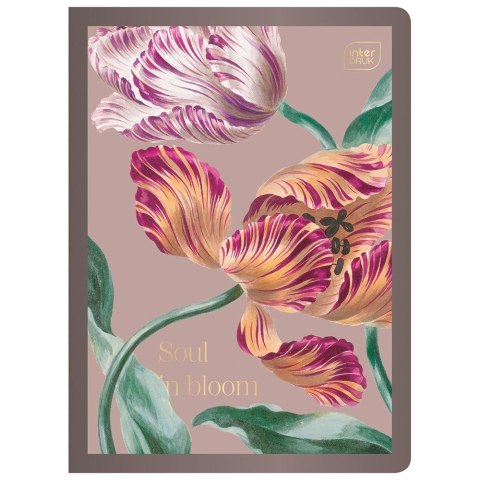 Zeszyt GRANDIFLORA metalic A5 80k. 70g krata Interdruk (ZE60KFG)