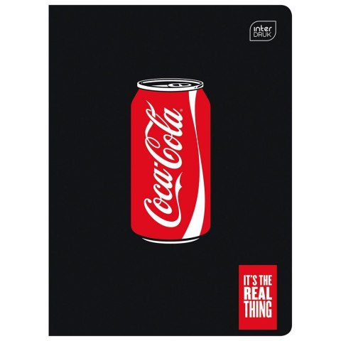Zeszyt HYBRID COCA COLA A5 60k. 70g krata Interdruk (ZE60KFG)