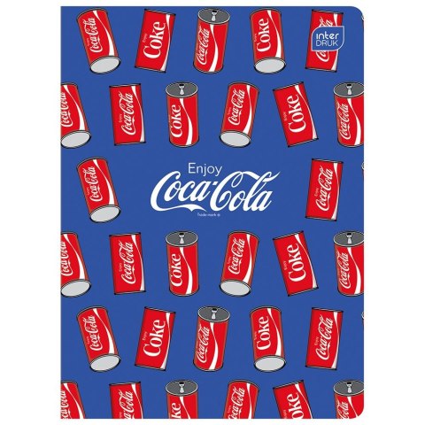 Zeszyt HYBRID COCA COLA A5 60k. 70g krata Interdruk (ZE60KFG)