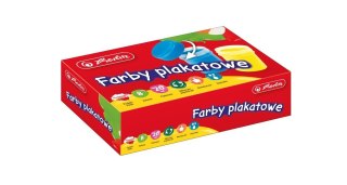 Farby plakatowe 9560418 kolor: mix 20ml 8 kolor. Herlitz (300022452)