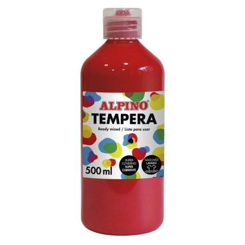 Farby plakatowe kolor: czerwony 500ml 1 kolor. Alpino (000174)