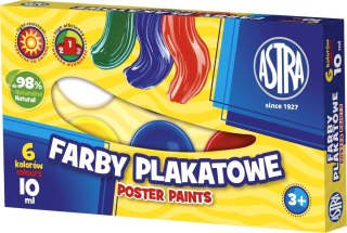Farby plakatowe kolor: mix 10ml 6 kolor. Astra (83111903)