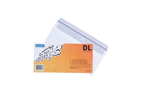 Koperta SK DL biała Bantex (400085698) 25 sztuk