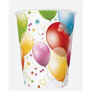 Kubek jednorazowy daisy papier 250ml Pol-mak (01)