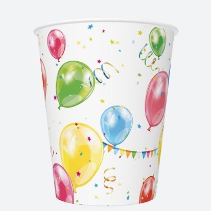 Kubek jednorazowy daisy papier 250ml Pol-mak (01)