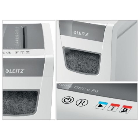 Niszczarka Home Office Slim P4 szara Leitz (80010000)