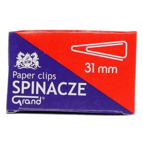Spinacze trójkątny wycofane 25mm 100 szt Grand