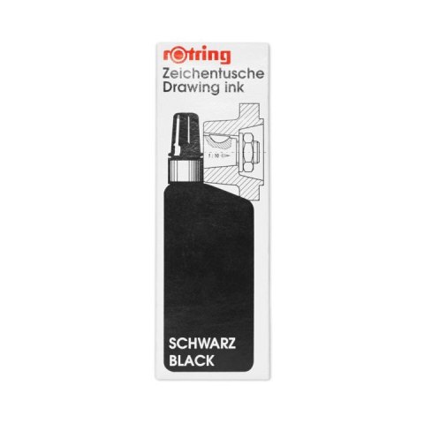 Tusz kreślarski kolor: czarny 23ml Rotring (S0194660)