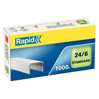 Zszywki 24/6 standardowe 1000 szt Rapid (24855600)
