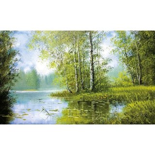 Kalendarz ścienny ROZLEWISKO TRÓJDZIELNY 320mm x 860mm Lucrum (KT09)