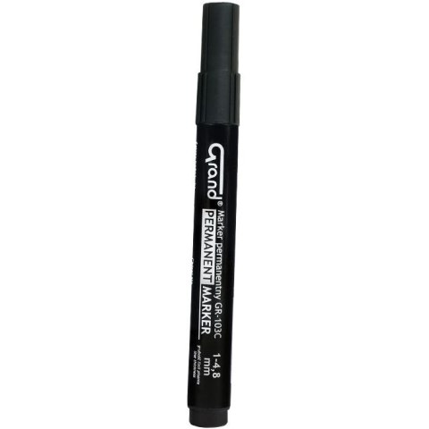 Marker permanentny GR-103C wkład czarny 1,0-4,6mm ścięta końcówka Grand
