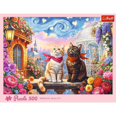 Puzzle Zakochane mruczki 500 el. Trefl (37553)