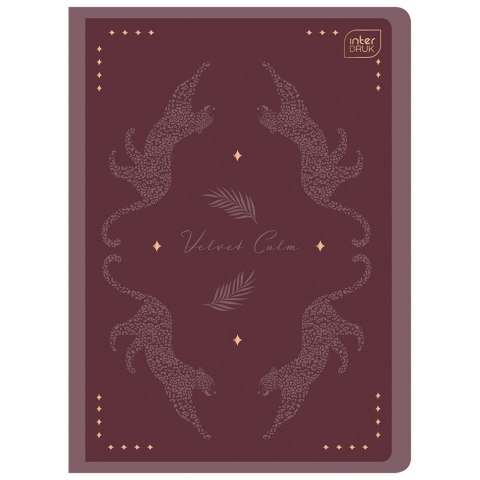 Zeszyt METALIC SATIN GOLD II A5 60k. 70g krata Interdruk (ZE60KFG)