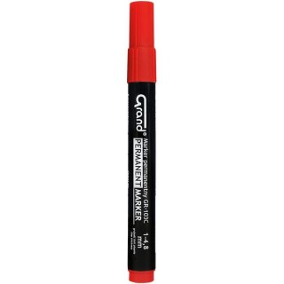 Marker permanentny GR-103C wkład czerwony 1,0-5,0mm ścięta końcówka Grand
