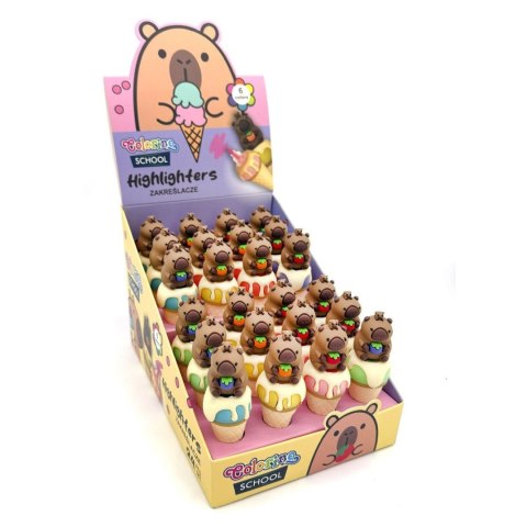Zakreślacz CAPYBARA wkład mix 0,4mm Patio (02031PTR)