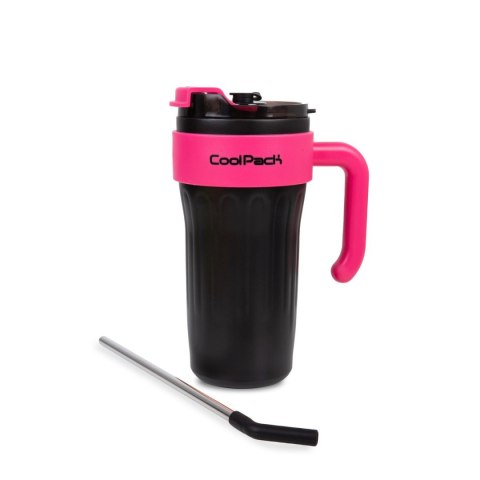 Bidon Cool Pack kUBEK TERMICZNY Pink black 860ml Patio (Z28111)