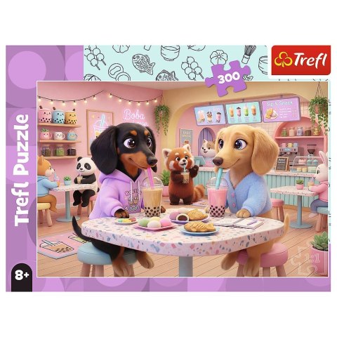 Puzzle Jamniki w kawiarni Trefl (23050)