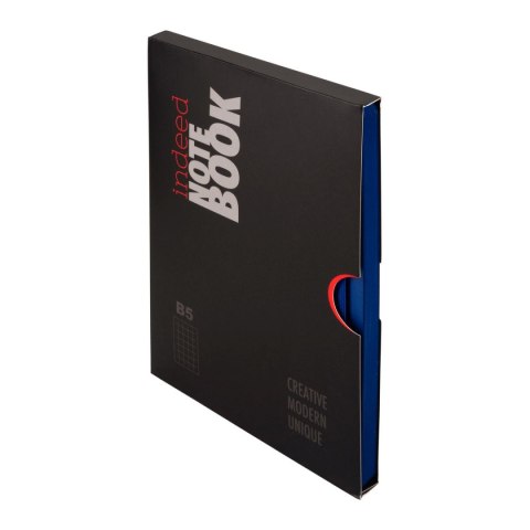 Notes (notatnik) indeed B5 kratka B5 210k. krata Antra (granatowy)