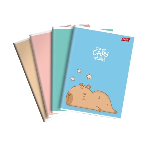 Zeszyt A5 Capy Style 16k. 70g krata Unipap