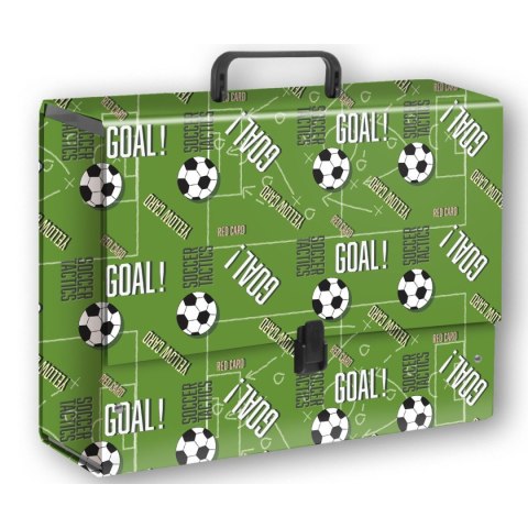 Teczka kartonowa na zatrzask GOAL folia mat TO128 A4 mix Tadeo