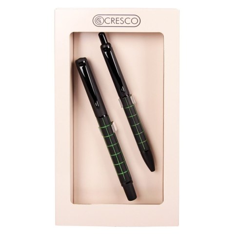 Zestaw piśmienniczy DORIAn zielony et.GIFT BOX Cresco (830247-04)