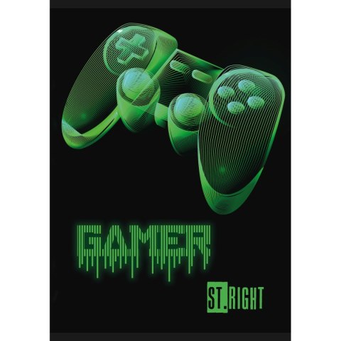 Zeszyt A5 GAME ZONE 32k. 70g krata Unipap