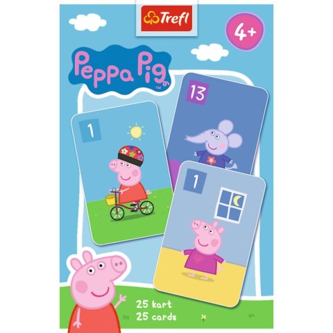 Karty świnka Peppa Piotruś Trefl (08506) 25 sztuk