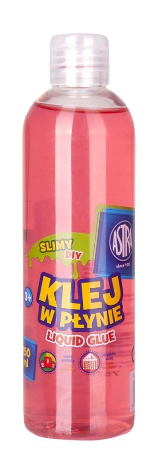 Klej w płynie różowy 250ml Astra
