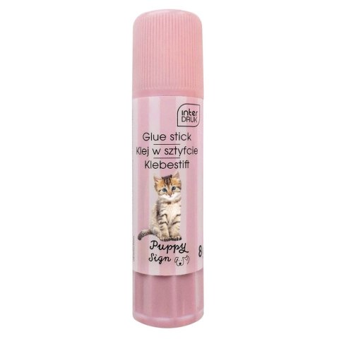 Klej w sztyfcie PUPPY SIGN 8g Interdruk (12 sztuki)