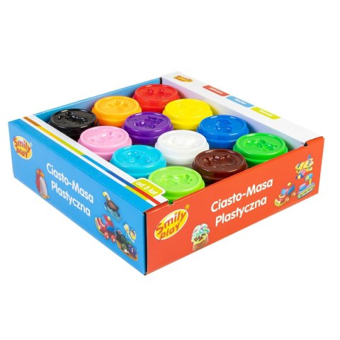 Ciastolina 12 kol. Ciasto-masa 56g Smily Play (SP83348)