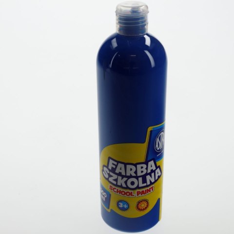 Farby plakatowe kolor: niebieski ciemny 500ml 1 kolor. Astra
