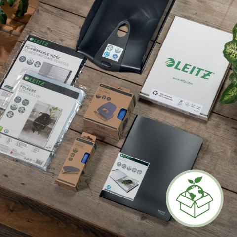 Kosz na śmieci Recycle plastik kolor: czarny 15L Leitz (53280095)