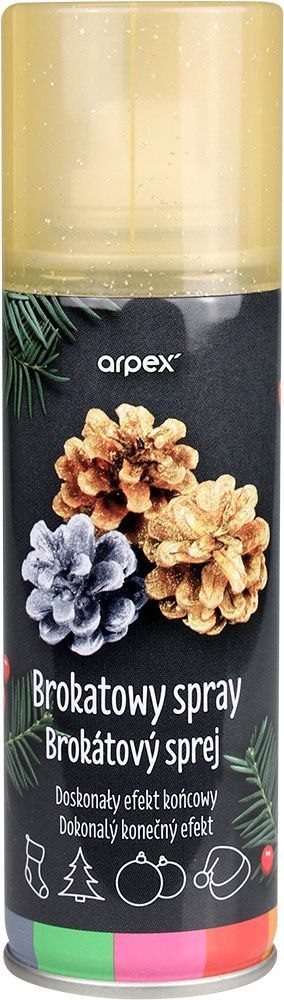 Spray brokatowy, złoty 100ml Arpex (KA6067)