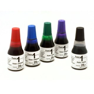 Tusz kreślarski jedynka niebieski 9 0 0 4 3 6 2 5 0 9 2 8 8 kolor: niebieski 25ml Colop (25 ml)
