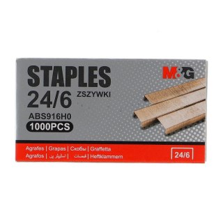 Zszywki 24/6 1000 szt M&G (MG ABS916H0)