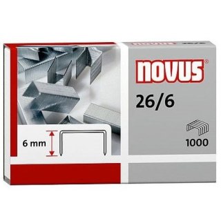 Zszywki 26/6 1000 szt Novus (26/6)