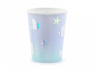 Kubek jednorazowy Narwal, mix (1 op. / 6 szt.) papier 220ml Partydeco (KPP55-EU1)