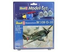 Model do sklejania Messerschmitt Bf 109 G-10 - niemiecki samolot myśliwski Revell (64160)