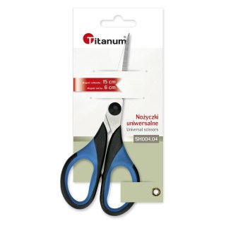 Nożyczki ergonomiczne 15cm Titanum (SH004-04)
