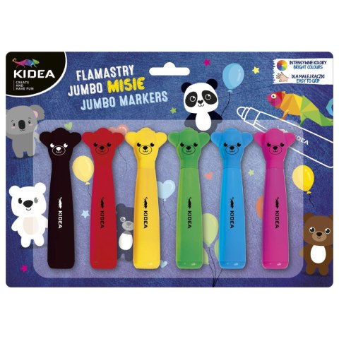 Flamaster 6 kol. Kidea (FJFM6KKA)