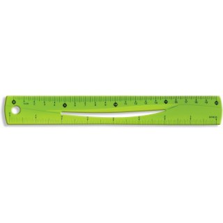 Linijka plastikowa elastyczna 20cm Tetis (BL020-RB)