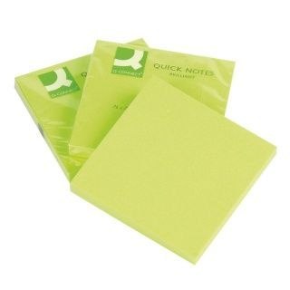 Notes samoprzylepny (karteczki) zielony 80k [mm:] 76x76 Q-Connect (KF10515)