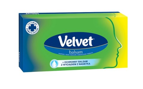 Chusteczki higieniczne balsam 70 szt Velvet