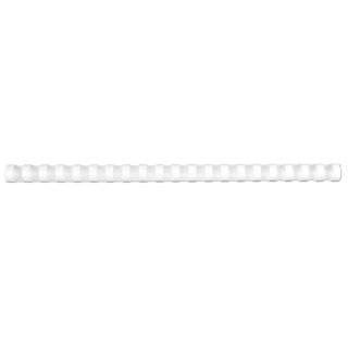 Grzbiety do bindowania A4 biały plastik śr. 14mm Titanum
