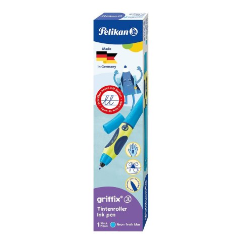 Pióro kulkowe Dla Praworęcznych Griffix neon fresh blue Pelikan (400191571)