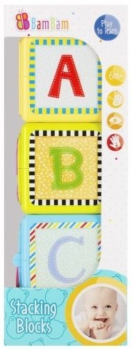 Klocki pozostałe edukacyjne 3 szt. Bam Bam (482510)