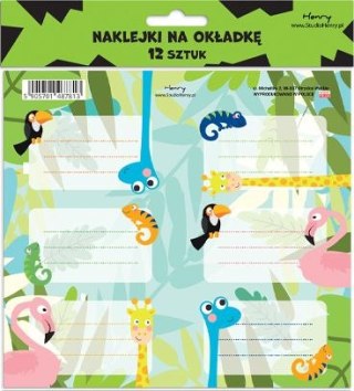 Naklejka na zeszyt 2 Żyrafa Henry (5905701487813)